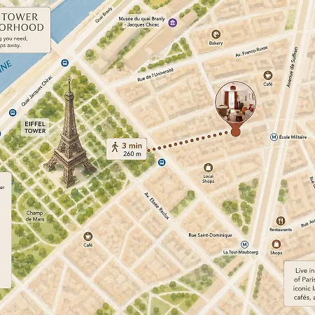 Apartamento Exclusive Chic Stay! Live Next To The Eiffel Tower *